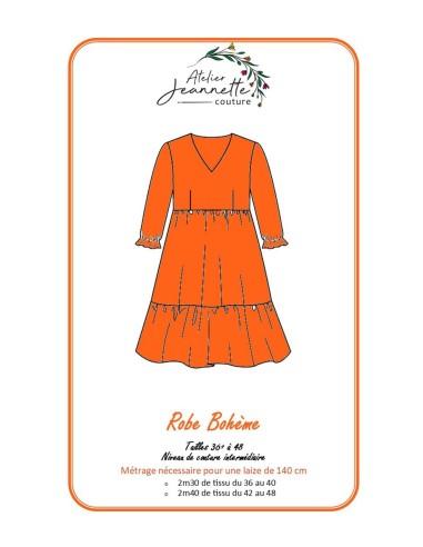 Patron de couture Robe Bohème