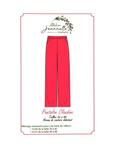 Patron de couture Pantalon Claudine