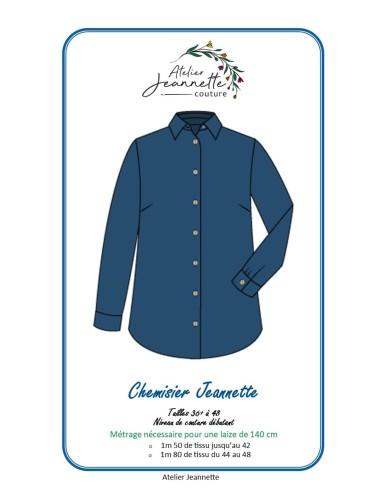 Patron de couture Chemisier Jeannette